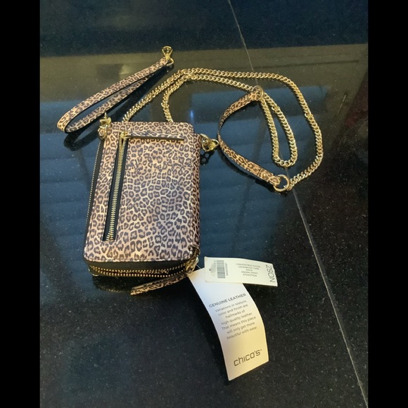 NOSZ Accessories - ❤️❤️❤️ Women’s Leopard Wallet/Phone Case Cross Body Purse NWT